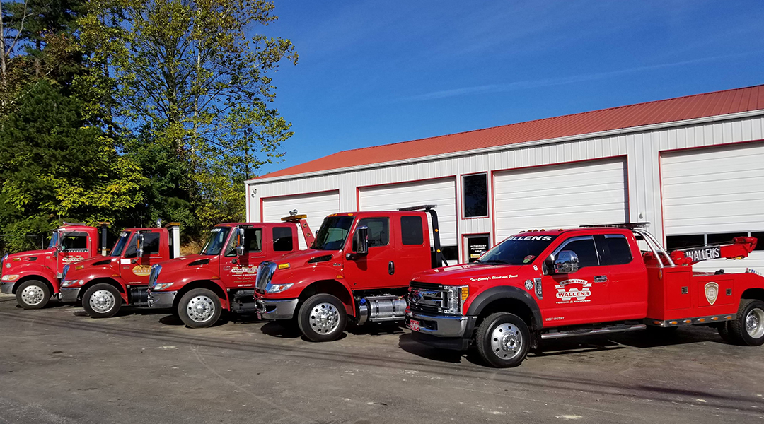 Wallens Towing flatbed truck ready for service